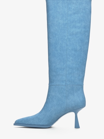 Estro Boots '526-1657' in Blauw: voorkant