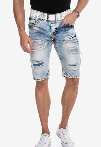 CIPO & BAXX Regular Jeans 'CK231' in Blauw: voorkant