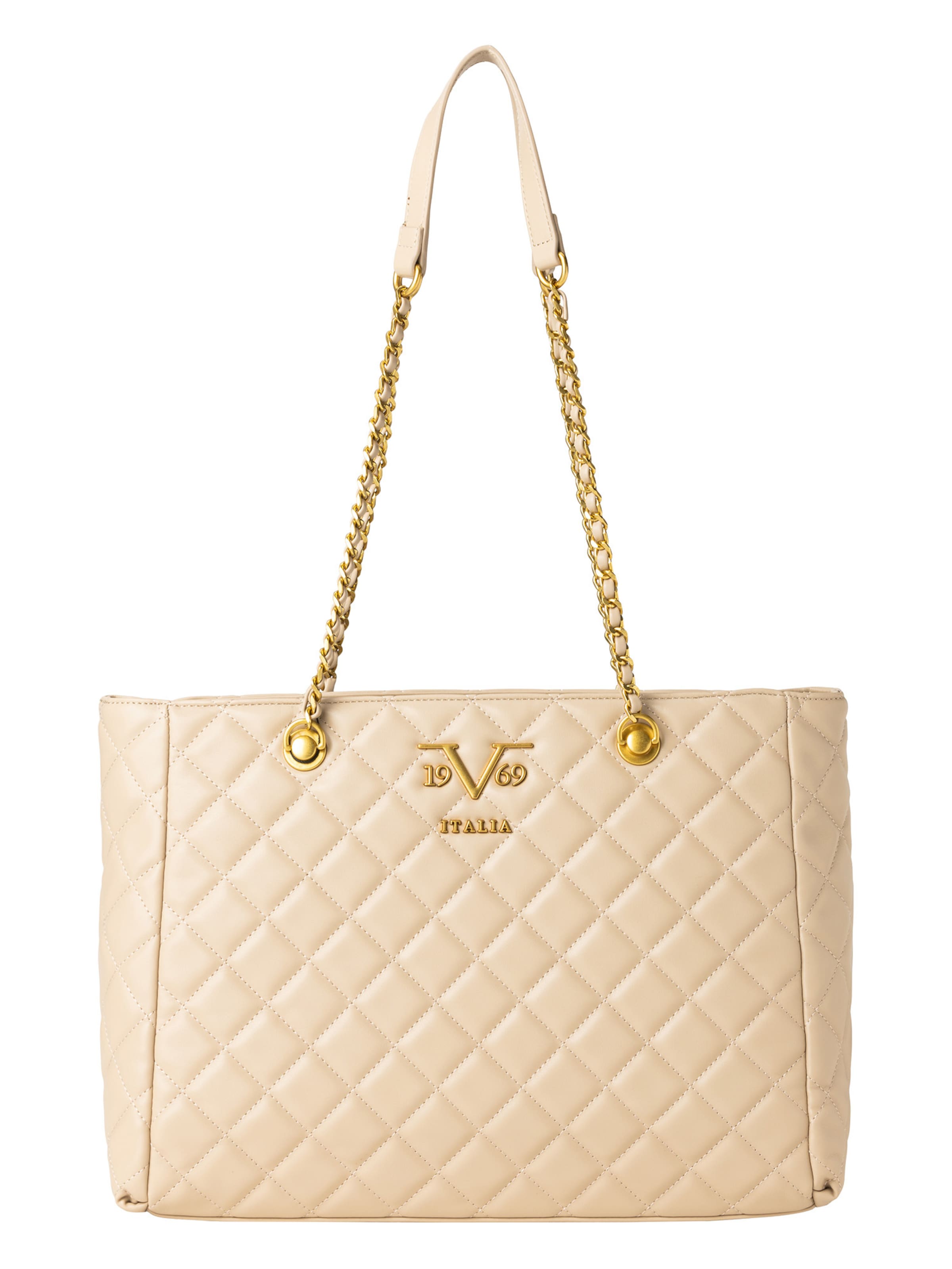 Shopper &#x27;Silia&#x27; di 19V69 ITALIA in beige: frontale