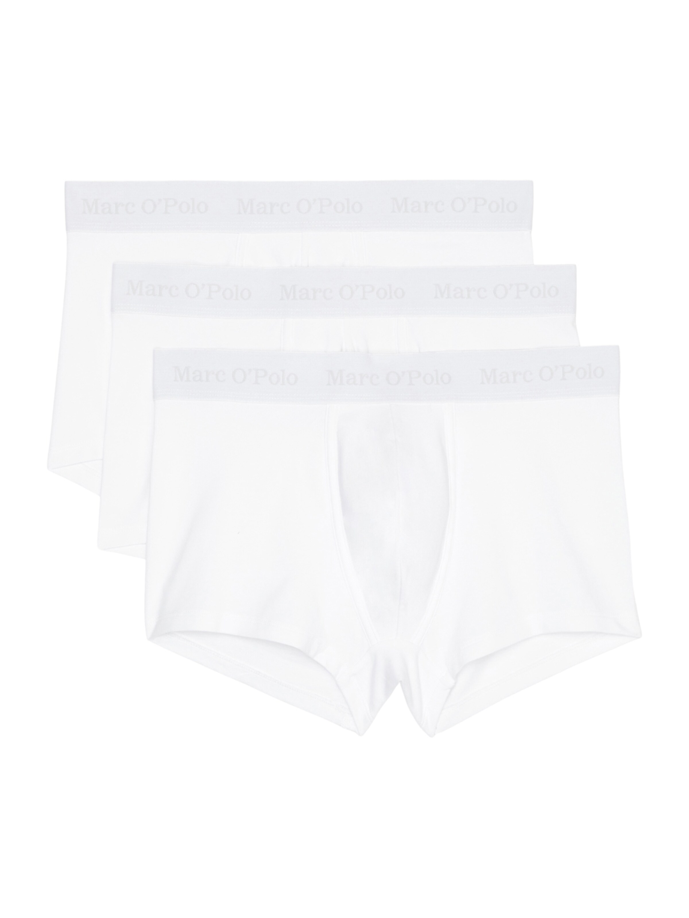 Marc O'Polo Boxershorts ' Essentials ' in Wit: voorkant