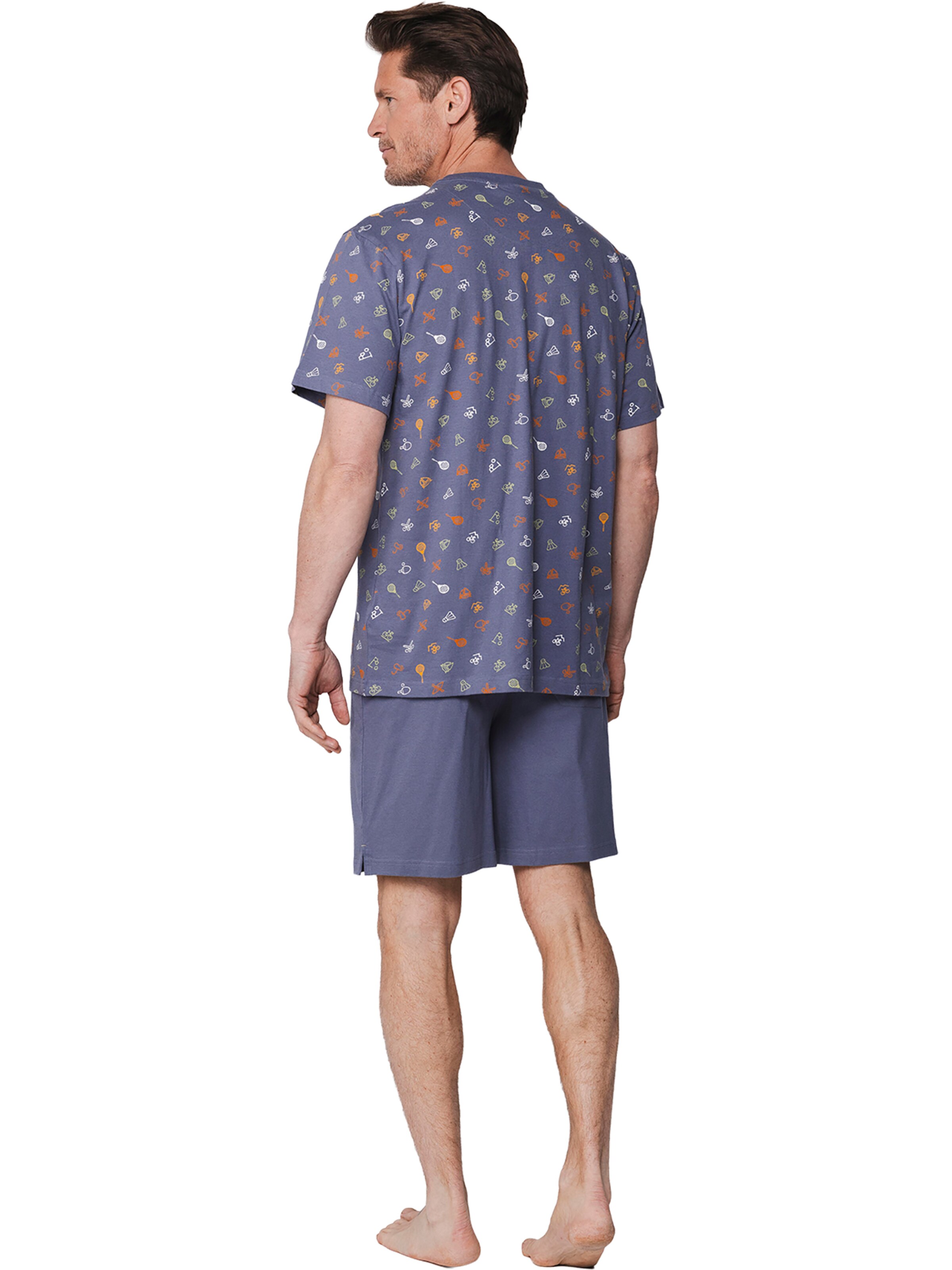 Pastunette Pyjama kort 'Shortama' in Blauw