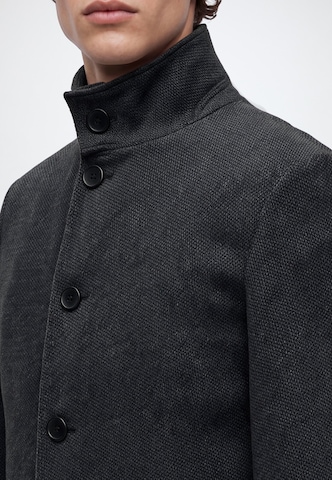 Bruun & Stengade Between-Seasons Coat 'Ontario' in Grey: front