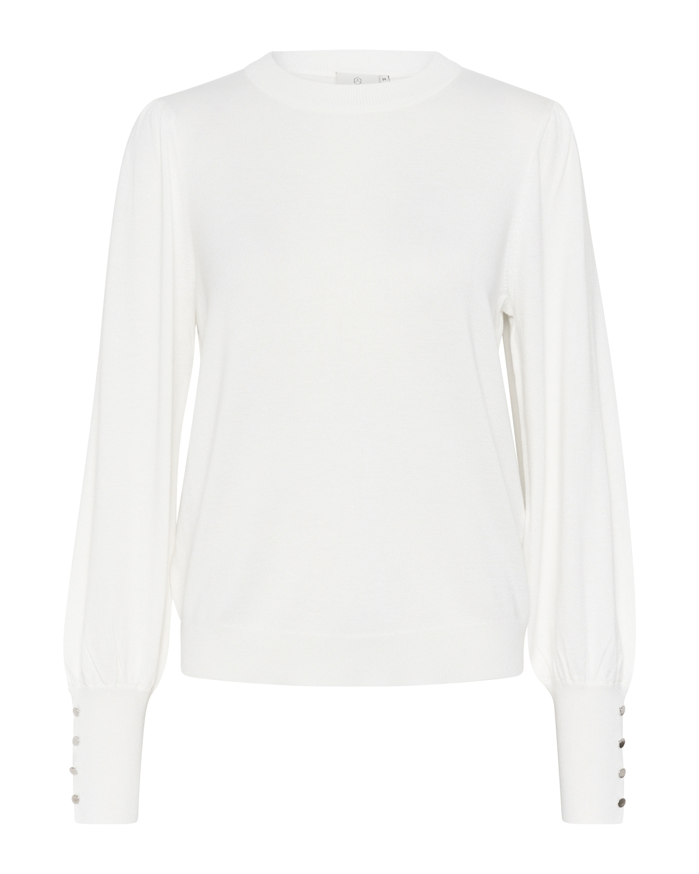 Kaffe Pullover 'KA Lizza' i hvid: forside