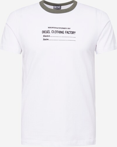 DIESEL Camiseta 'DIEGOR' en gris / blanco, Vista del producto