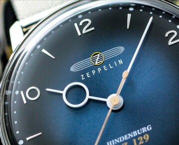 Zeppelin Analoog horloge 'LZ129 Hindenburg' in Zilver
