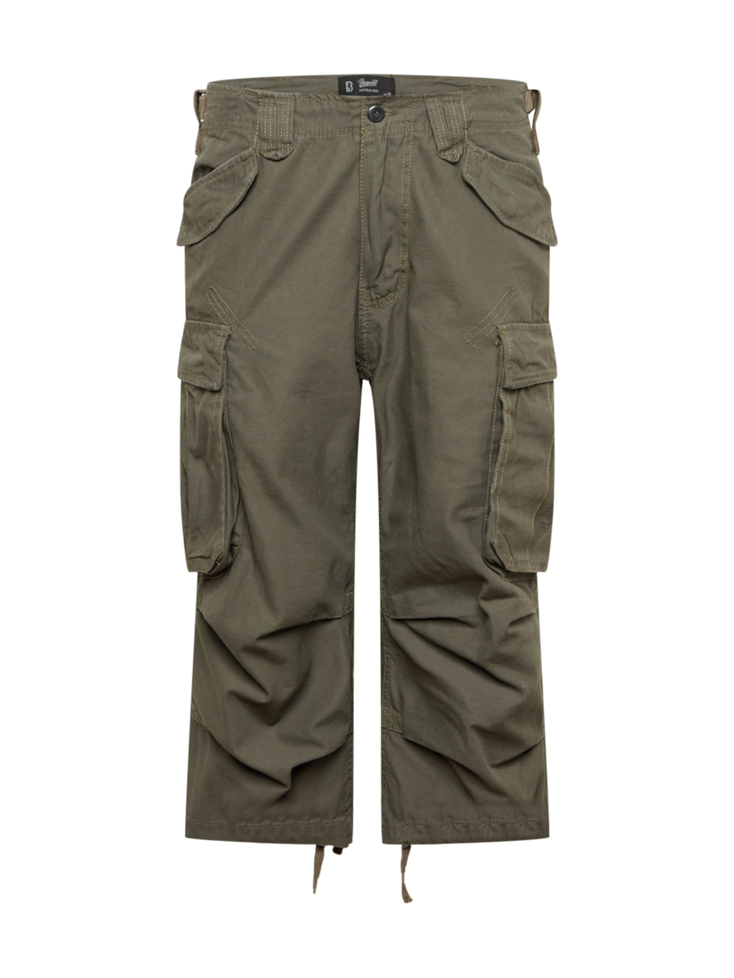Brandit regular Cargobukser i grøn: forside