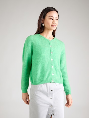 AMERICAN VINTAGE Pletena jopa 'VITOW' | zelena barva: sprednja stran