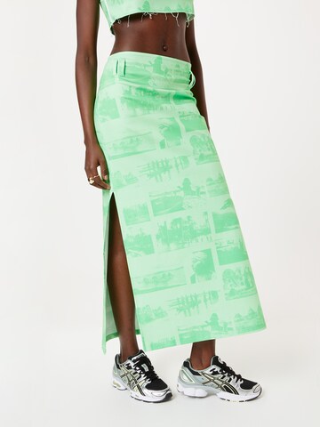 Rebirth Studios Skirt 'Pamela' in Green: front