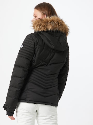 Superdry Snow Kültéri kabátok 'Luxe' - fekete