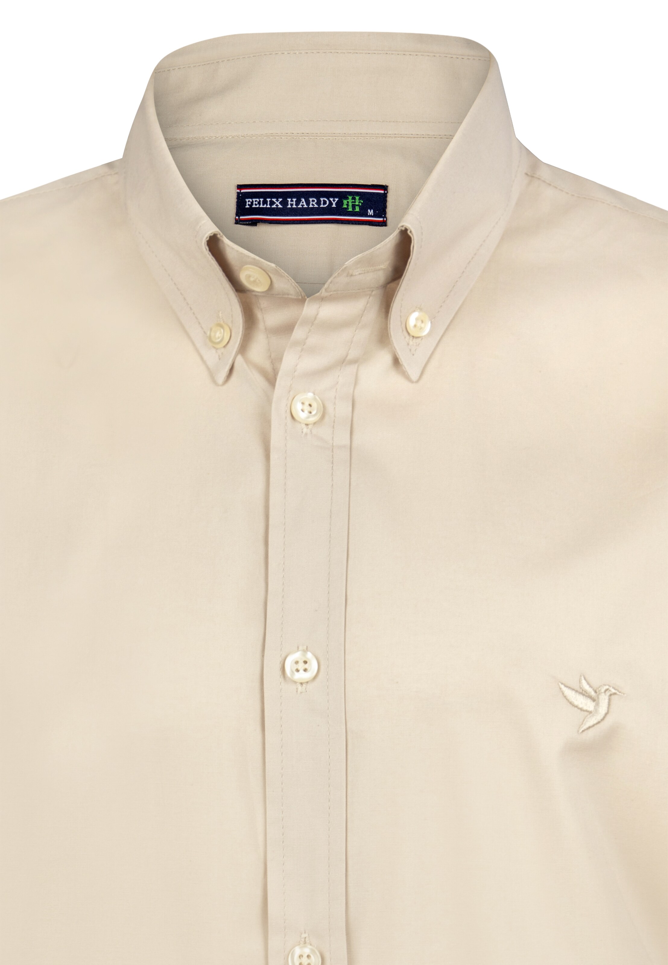 Felix Hardy Regular fit Button Up Shirt in Beige