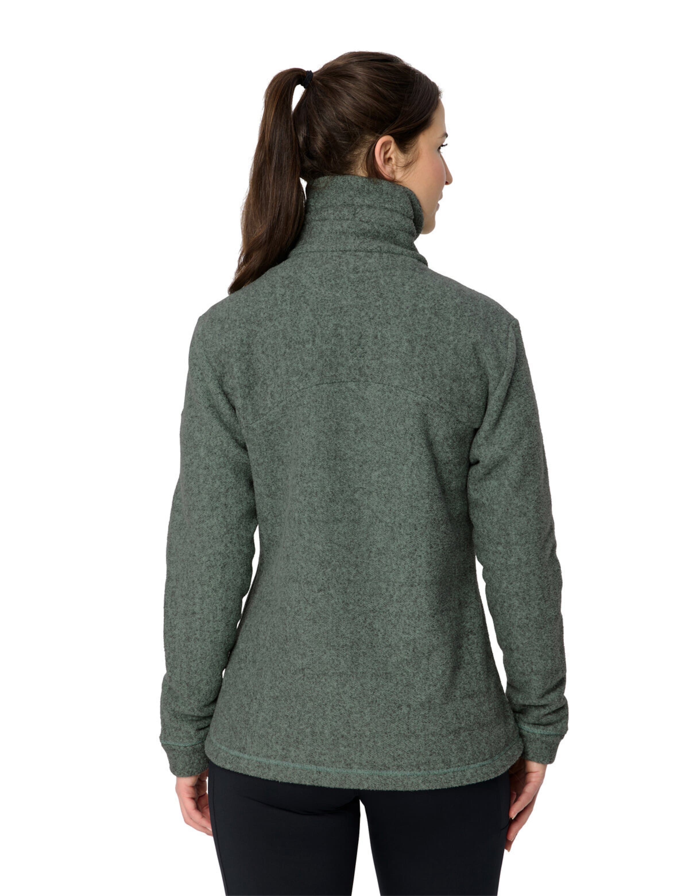 VAUDE Athletic fleece jacket 'Skomer' in Green