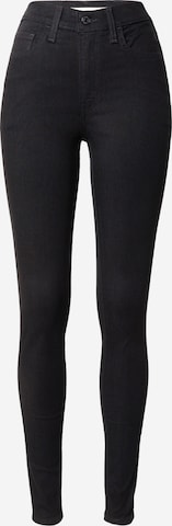 Jean '720™ HIRISE SUPER SKINNY' LEVI'S ® en noir : devant