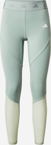 Pantaloni sportivi 'Hyperglam' di ADIDAS PERFORMANCE in verde: frontale