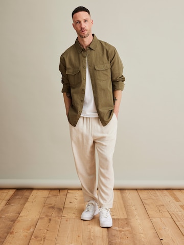 DAN FOX APPAREL Regular fit Overhemd 'Lio' in Groen