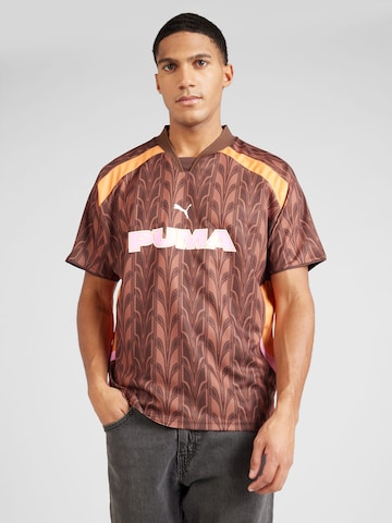 PUMA Jersey in Brown: front