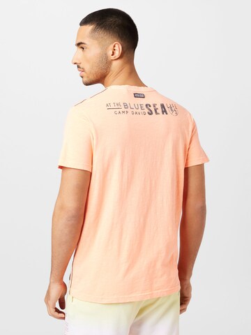 CAMP DAVID T-Shirt in Orange