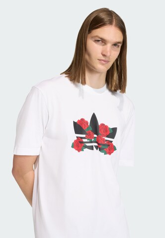 ADIDAS ORIGINALS Shirt 'Trefoil Series Roses' in White