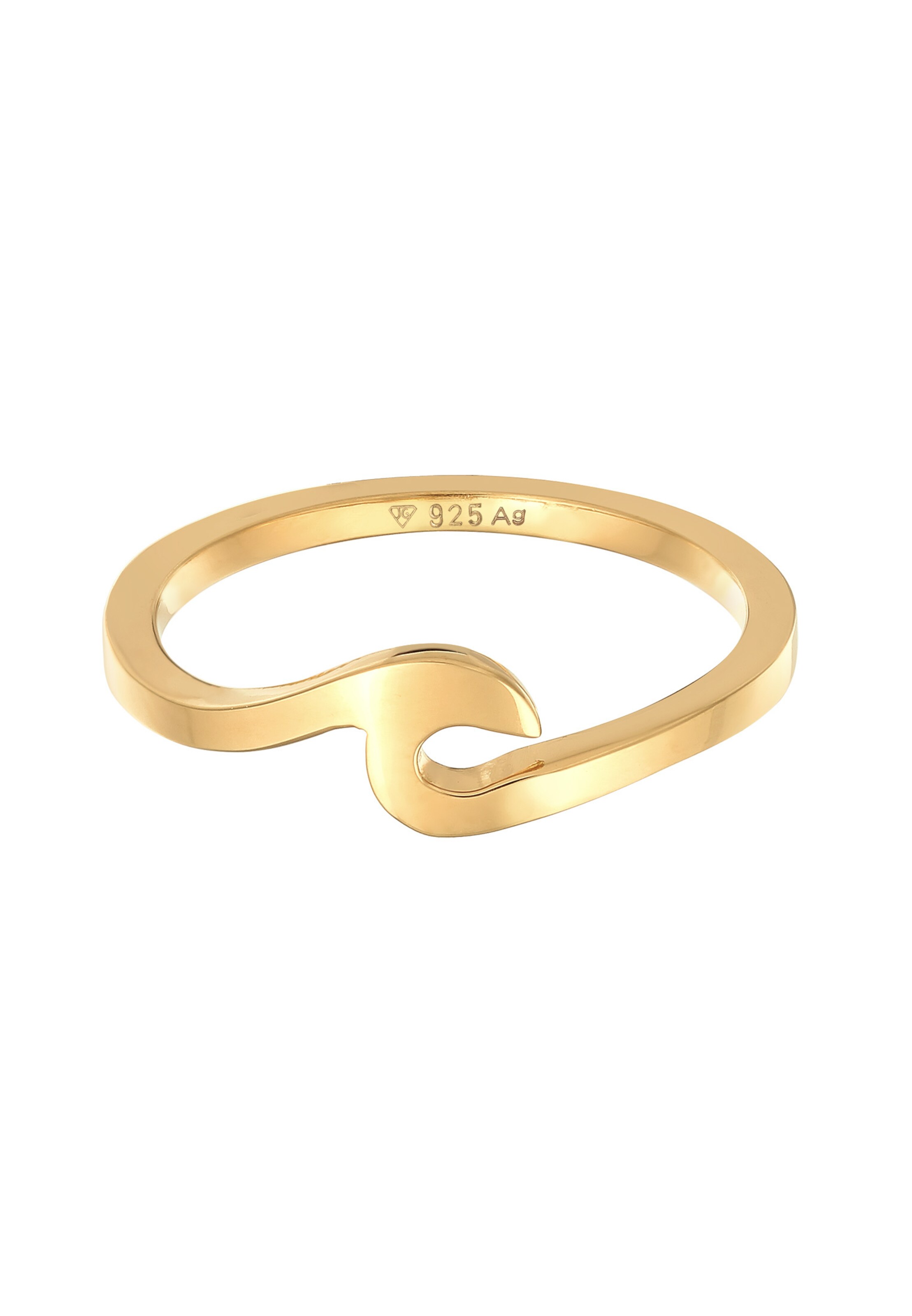 ELLI Ring 'Wellen' in Gold