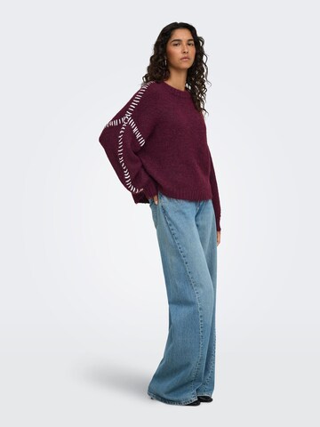Pull-over 'JDYZoey' JDY en rouge