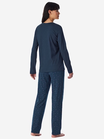 SCHIESSER Schlafanzug ' Casual Essentials ' in Blau
