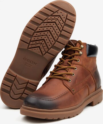 GEOX Lace-Up Boots ' ANDALO' in Brown