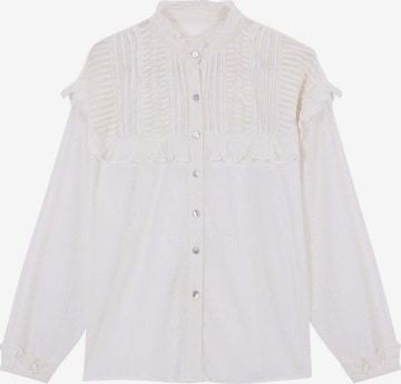 Scalpers Blouse in Wit: voorkant