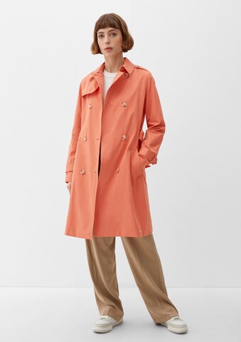 s.Oliver Between-Seasons Coat in Orange