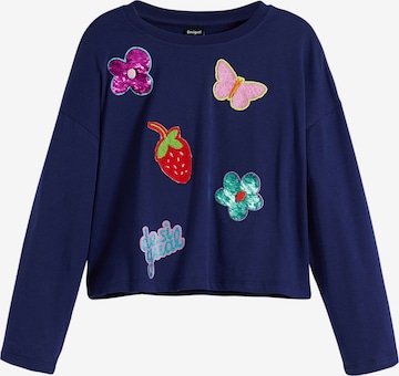 mėlyna Desigual Marškinėliai: priekis