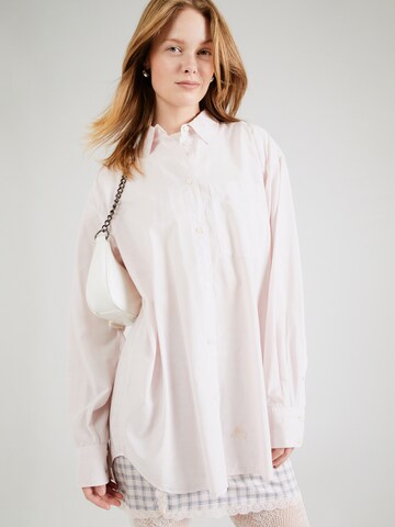 Camicia da donna 'Jody' di WEEKDAY in rosa: frontale