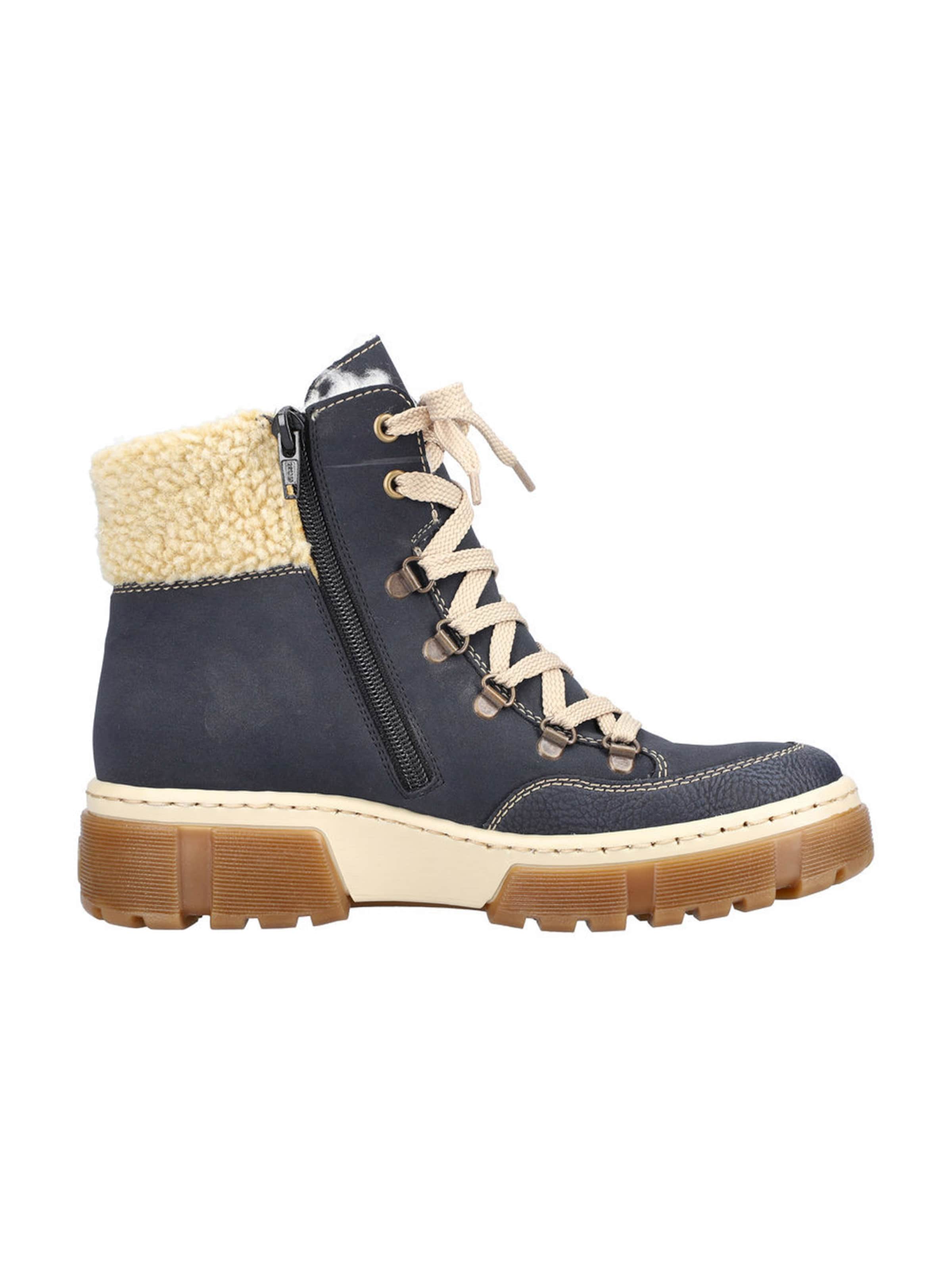 Stivaletto stringato di Rieker in blu