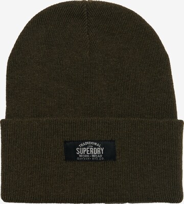 Bonnet Superdry en vert : devant