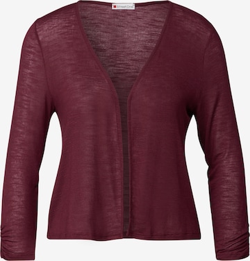 STREET ONE Strickjacke in Rot: Vorderseite
