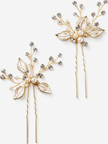 Ornement pour cheveux 'Hera Hairpins' SallyJaneBridal en or : devant
