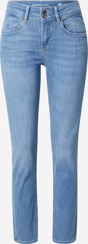 GARCIA Slimfit Jeans 'Caro' in Blauw: voorkant