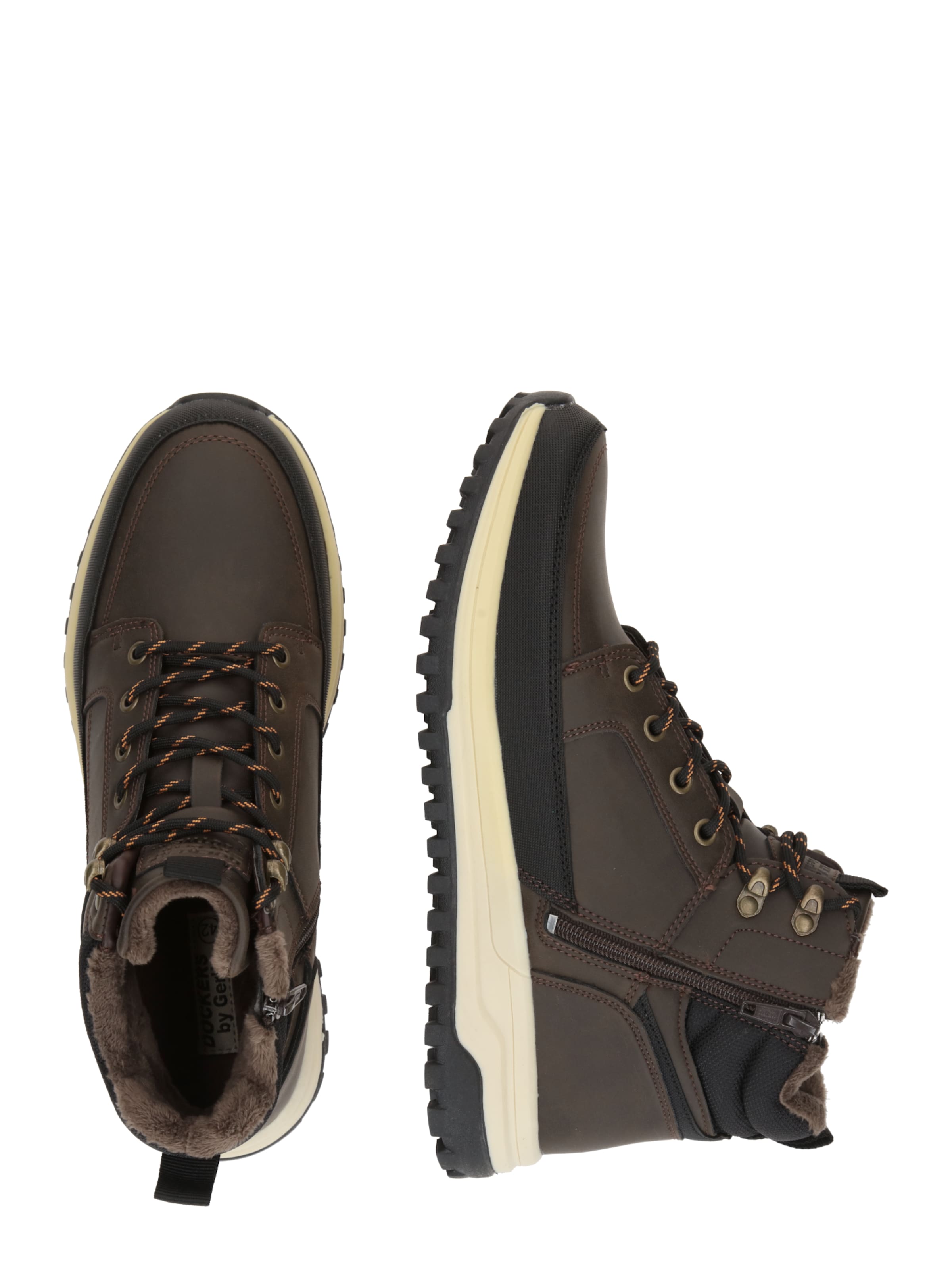 Dockers by Gerli Боти с връзки в кафяво