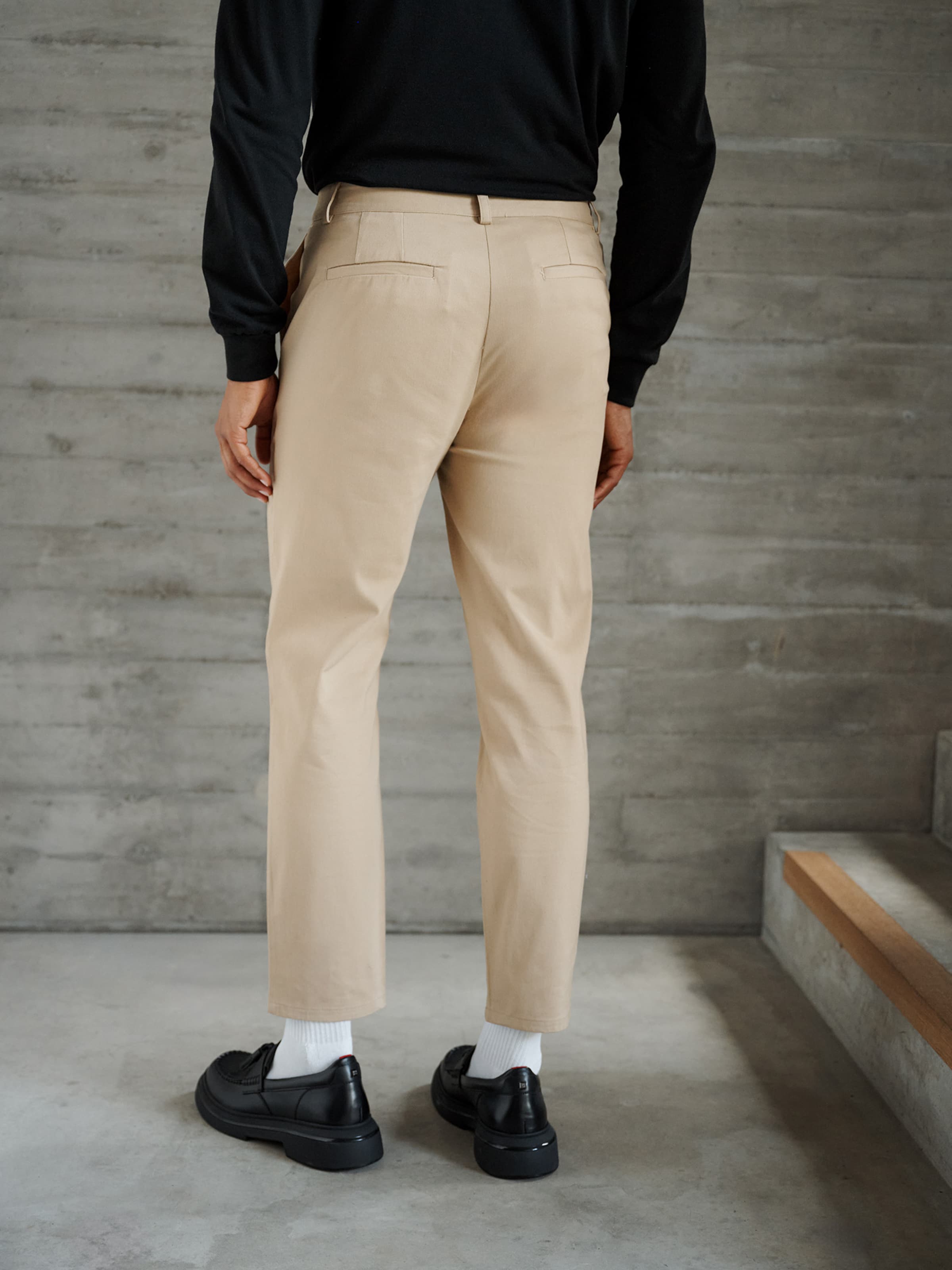 DAN FOX APPAREL Slim fit Chino Pants 'Essential' in Camel | ABOUT YOU
