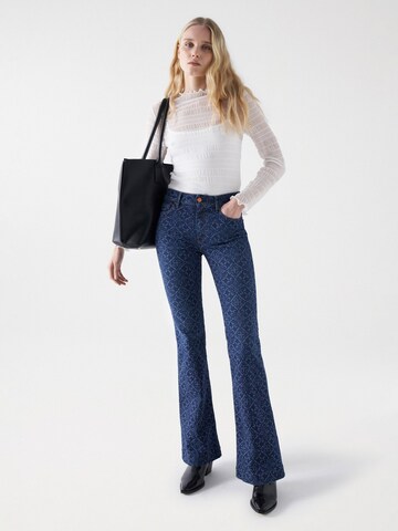 évasé Jean Salsa Jeans en bleu