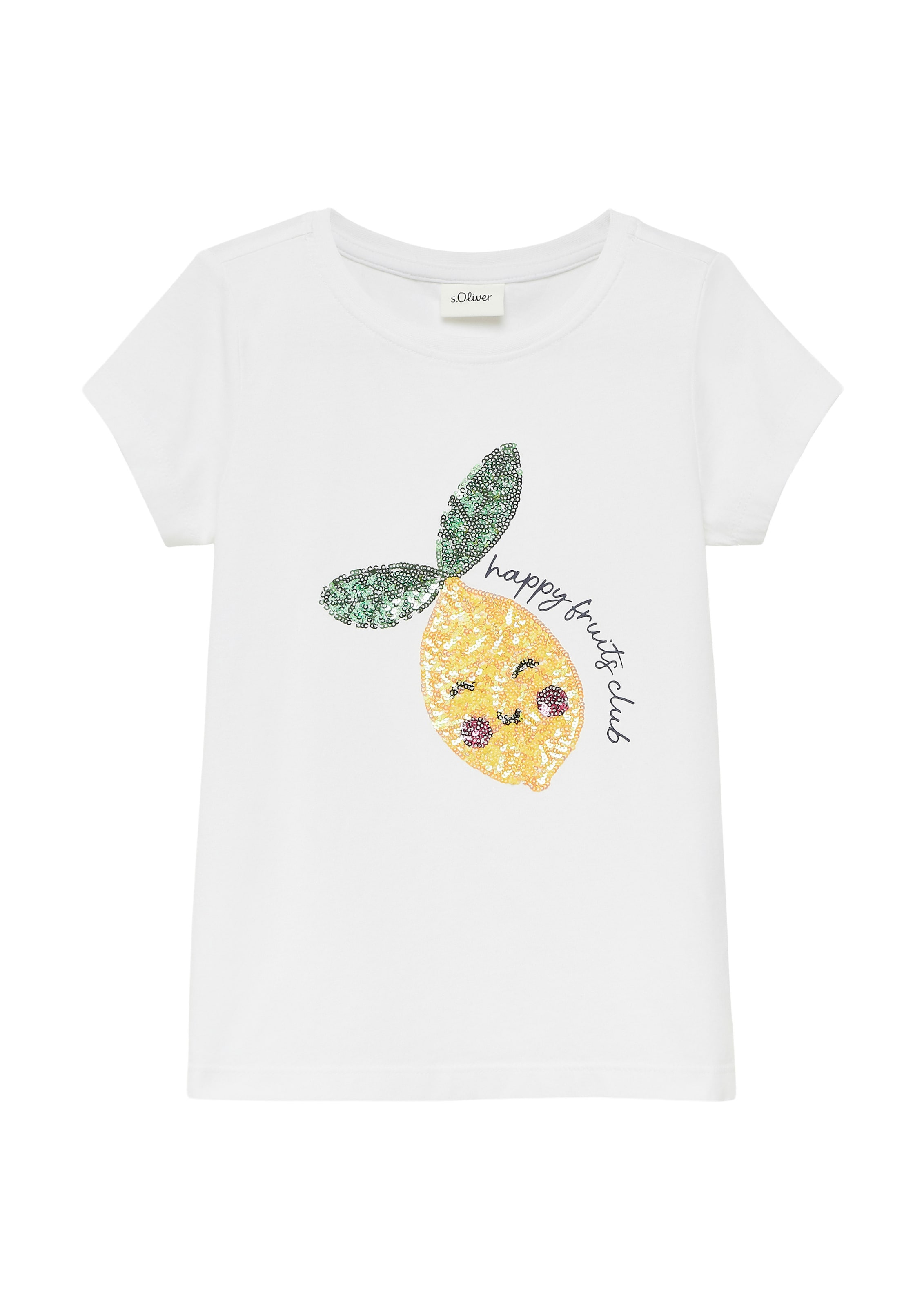 T-Shirt s.Oliver en blanc : devant