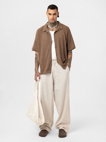 Dandalo Regular fit Button Up Shirt 'Joris' in Brown