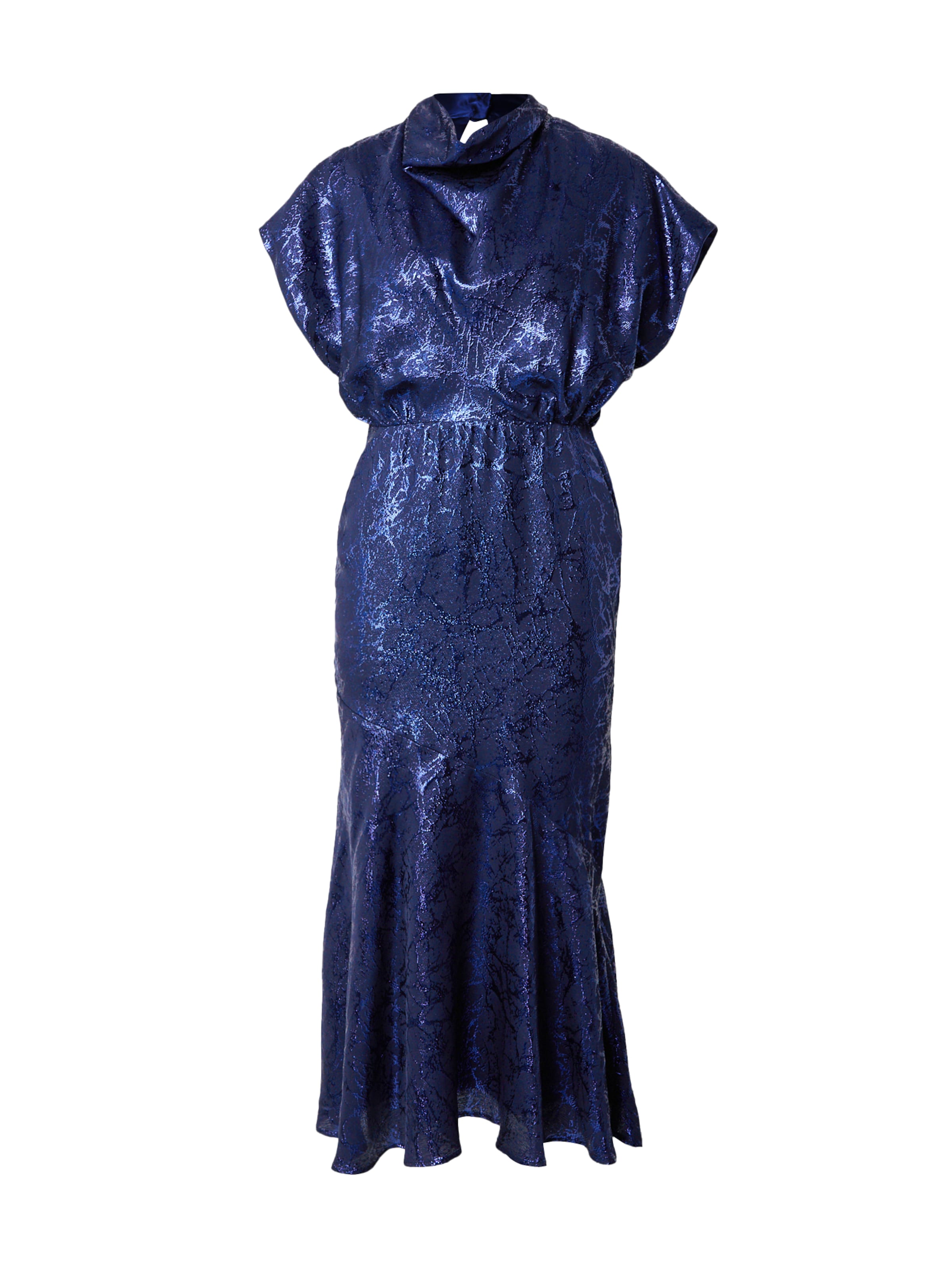 Closet London Dress in Blue: front