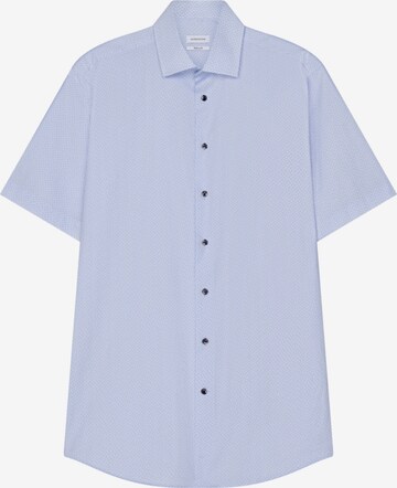 Coupe regular Chemise business SEIDENSTICKER en bleu : devant