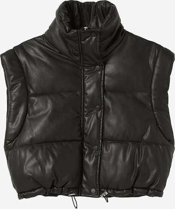 Gilet di Bershka in nero: frontale