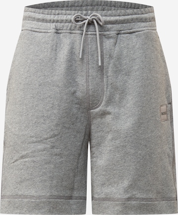 BOSS Black Trousers 'Sewalk' in Grey: front