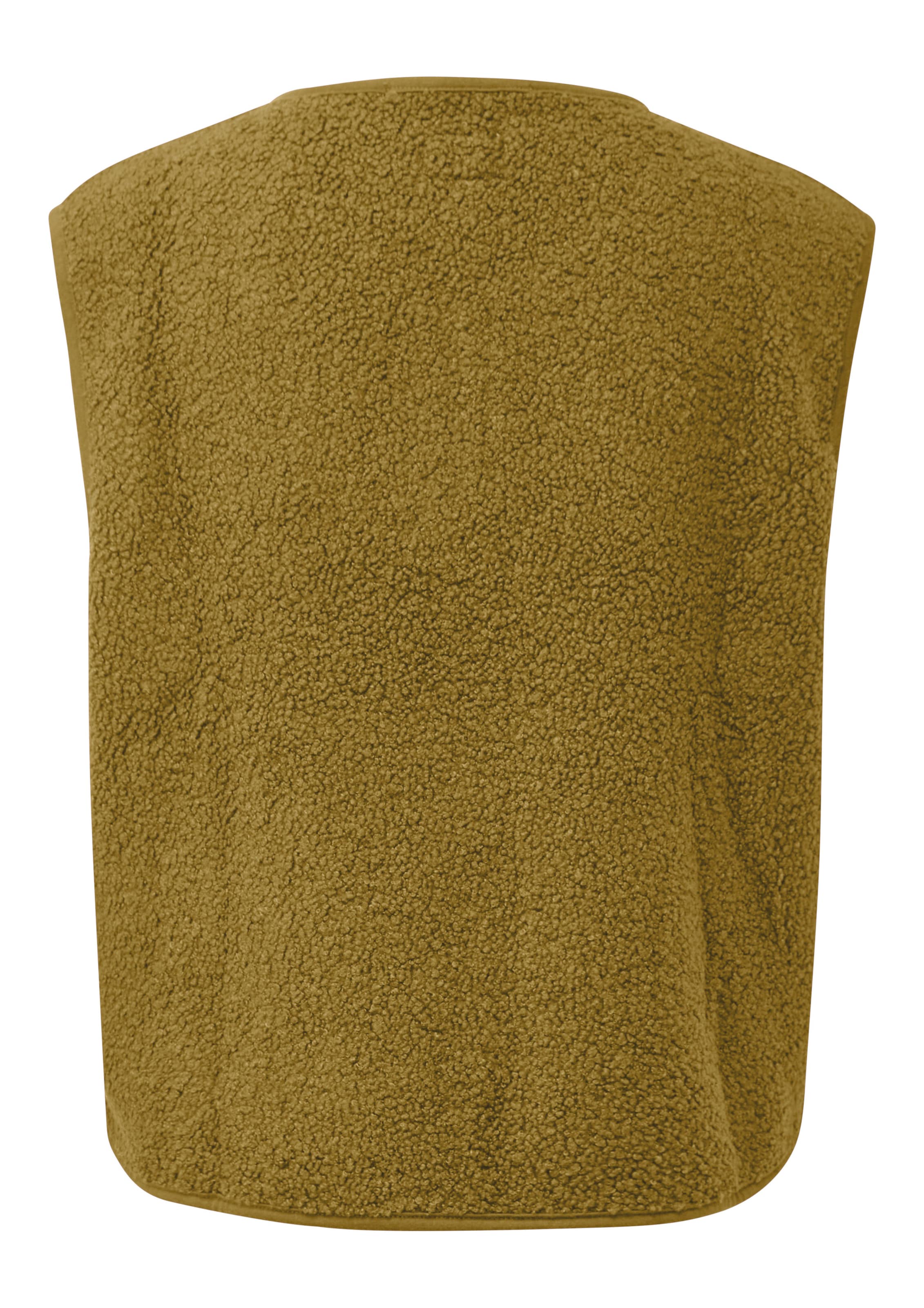 QS Gebreide bodywarmer in Geel