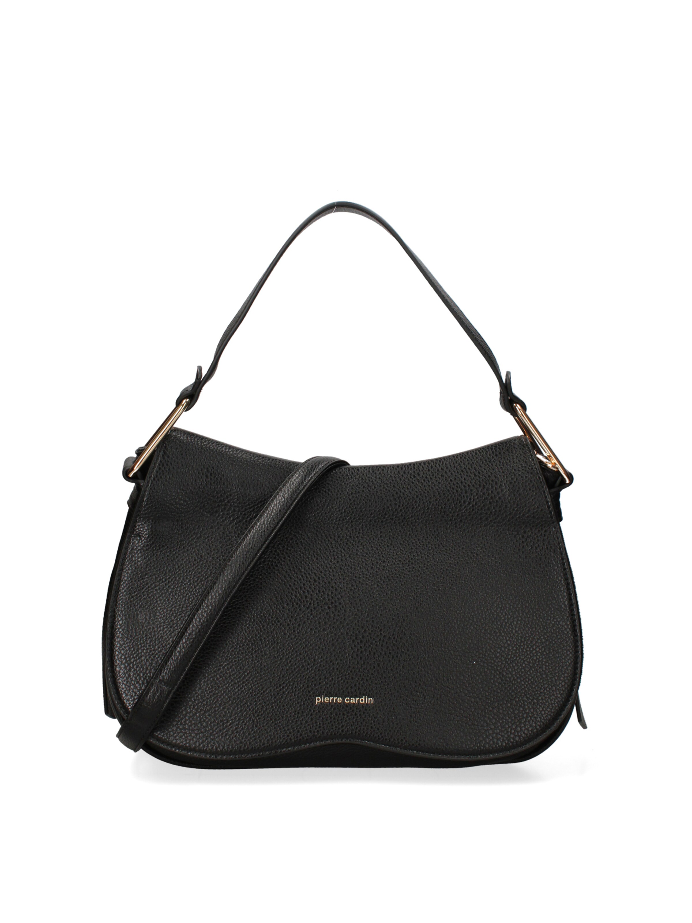 PIERRE CARDIN Schultertasche in Schwarz: Vorderseite