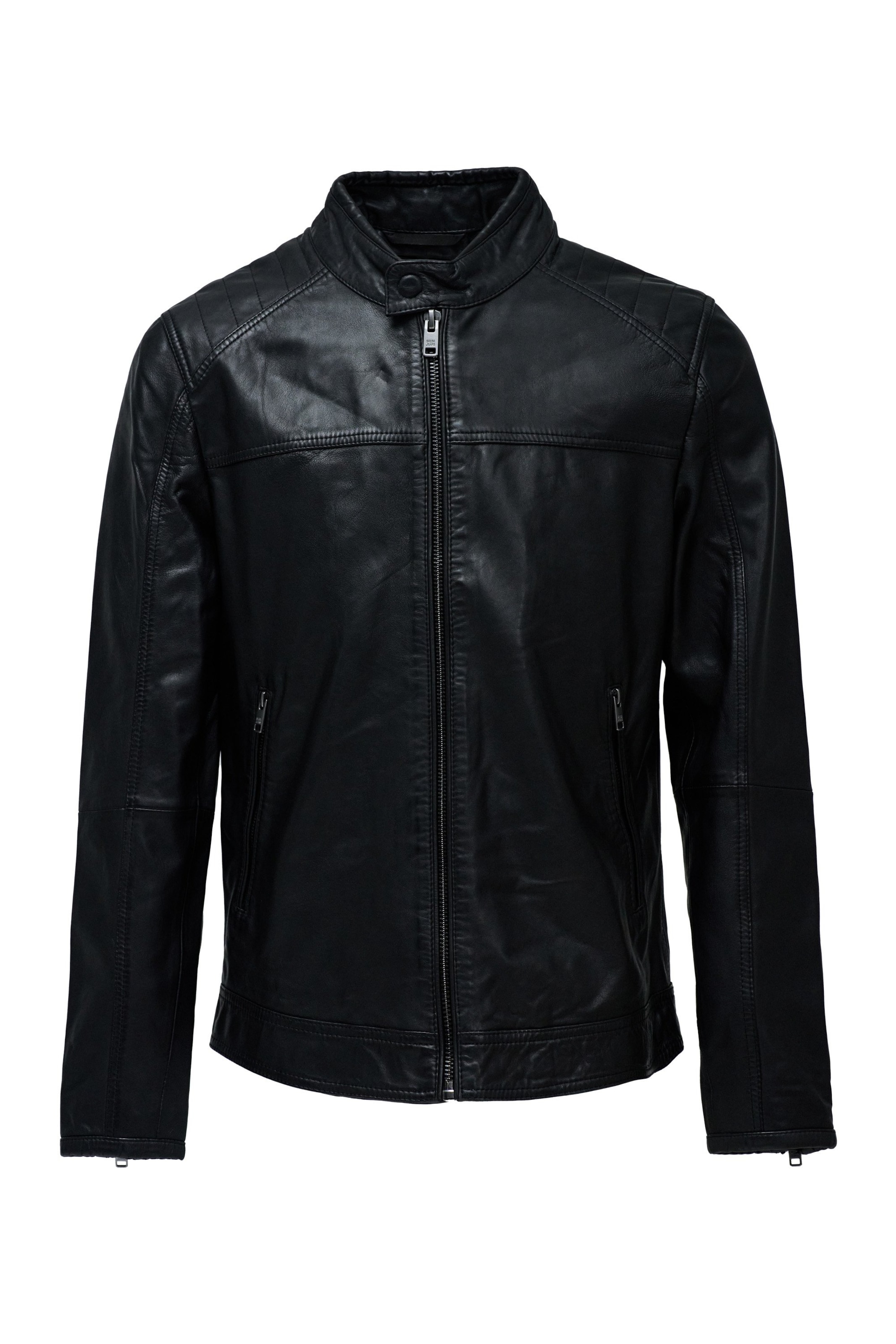 Salsa Jeans Tussenjas in de kleur Zwart, Productweergave