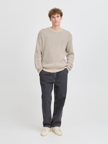 Casual Friday Strickpullover in Beige