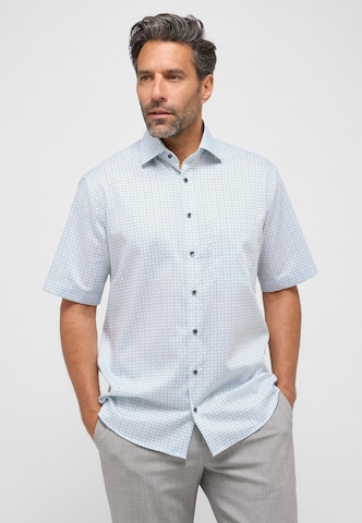 ETERNA Comfort fit Button Up Shirt in Blue: front