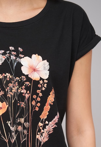 Cloud5ive Shirt 'Wildflower' in Black