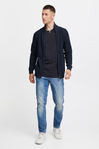 !Solid Knit Cardigan 'Xenos' in Blue